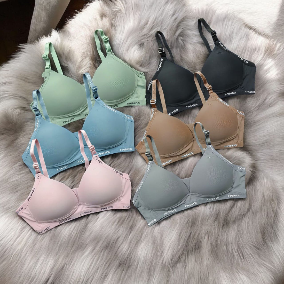 Fashion Daily-Wear Thin Pad T Shirt Bra