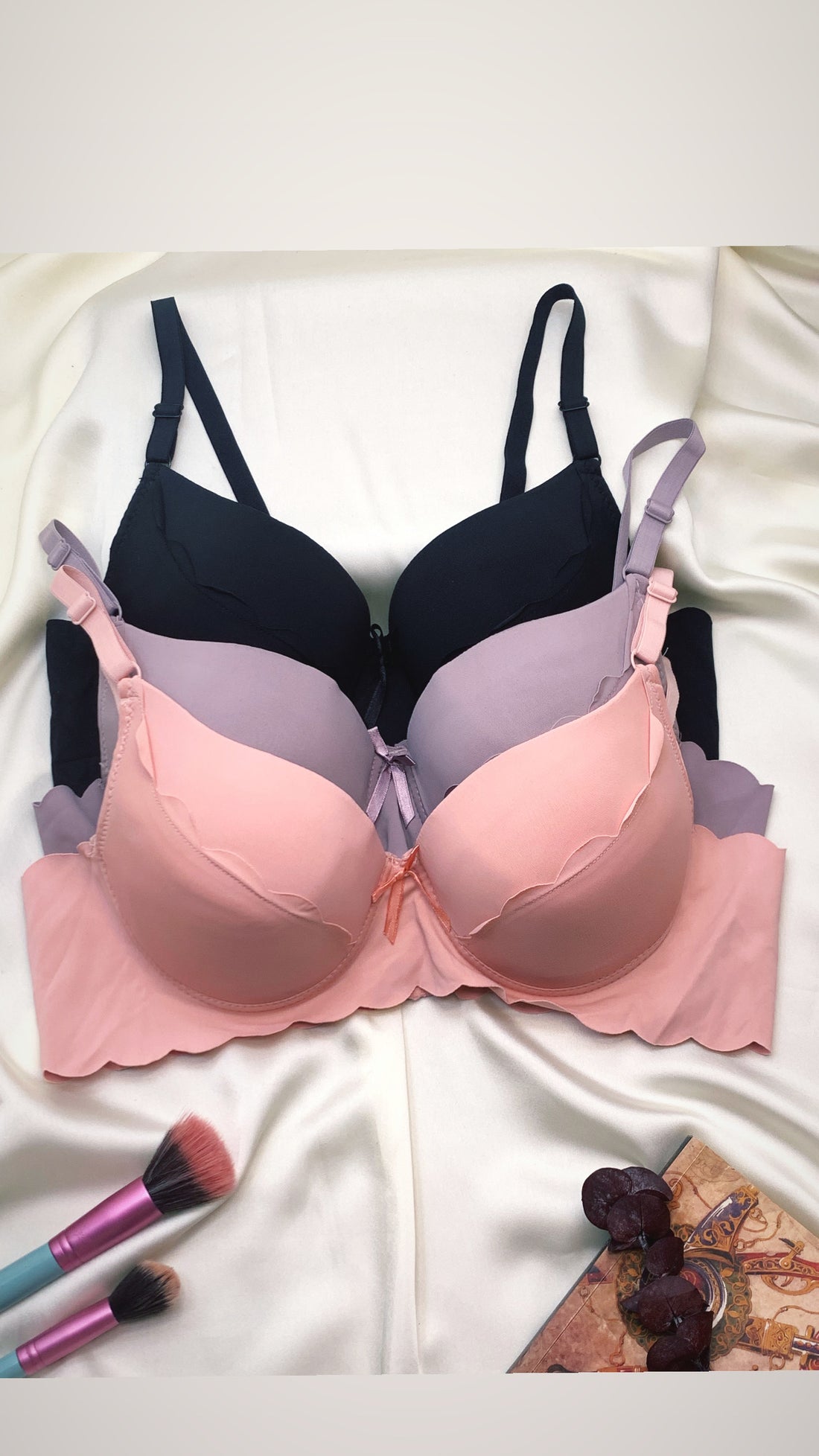 Plain Double Padded Pushup Wire Bra