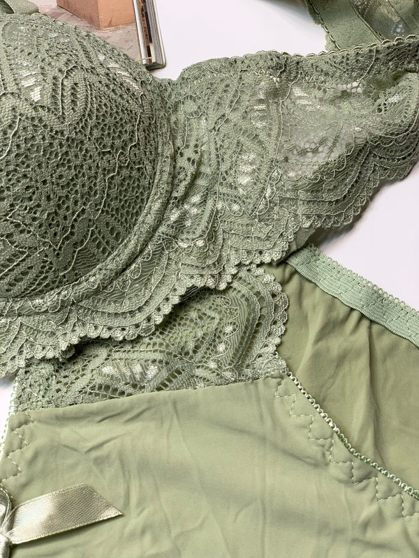 Elegant Padded Pushup Wired Bra set