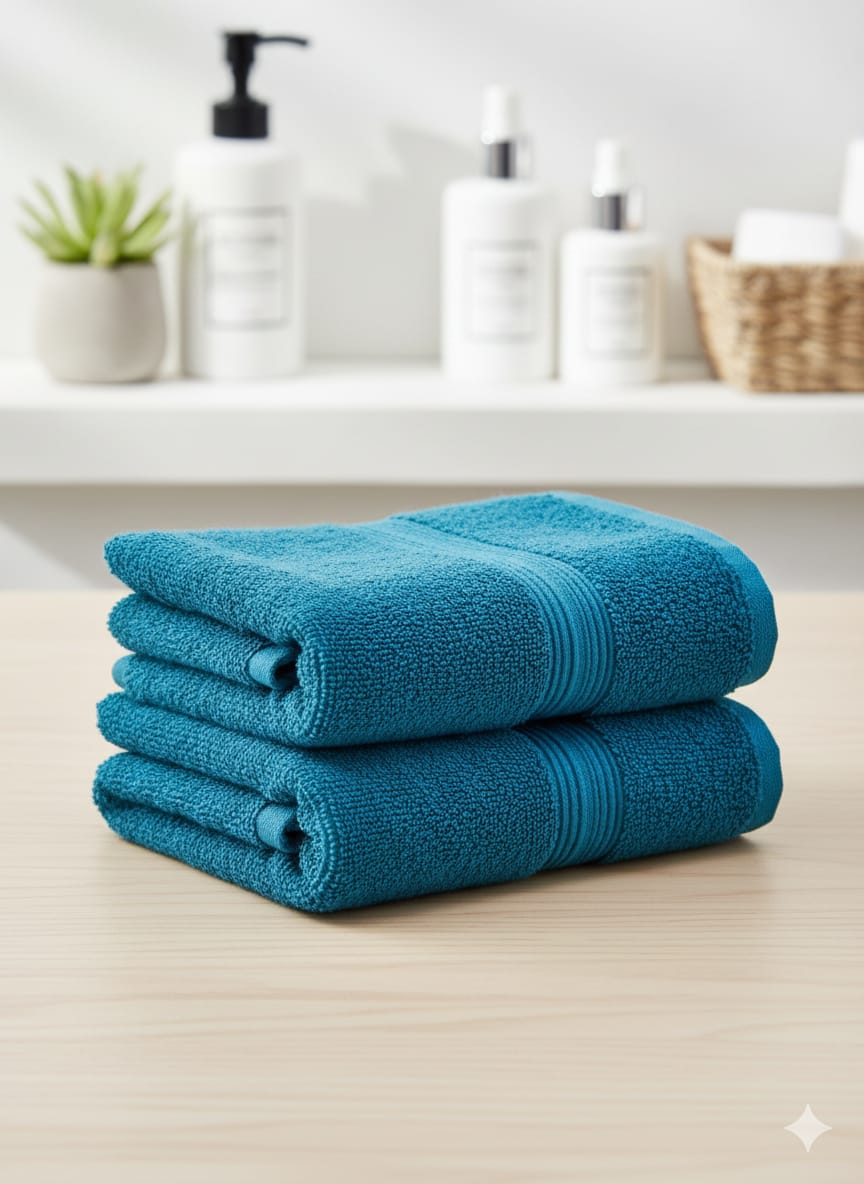 Premium Quality PC Cotton Towel  (PACK OF 2 )