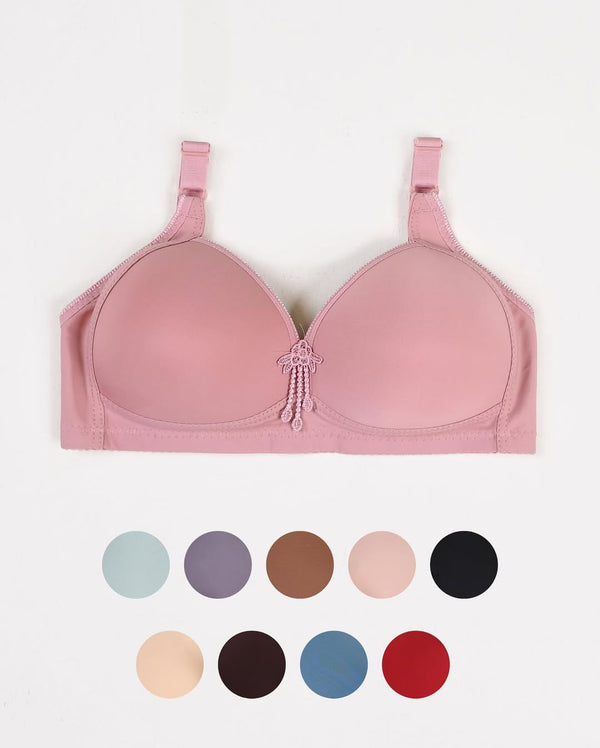 Casual Full Coverage Thin Pad Non Wire Bras