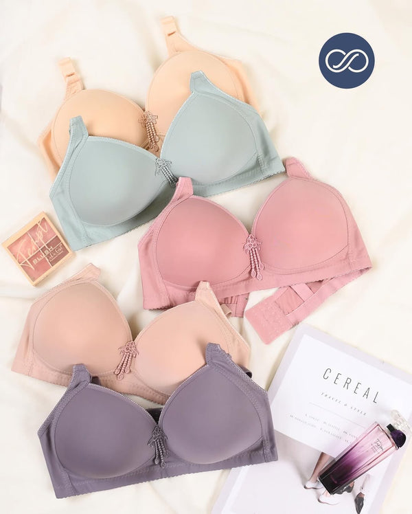 Casual Full Coverage Thin Pad Non Wire Bras